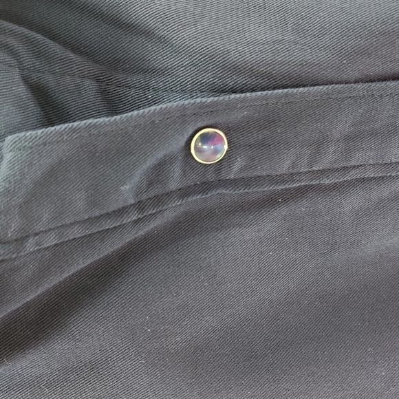 Schaefer Outfitters Pearl Snap Down Size XL navy Western Long Sleeve Shirt USA - Picture 5 of 11